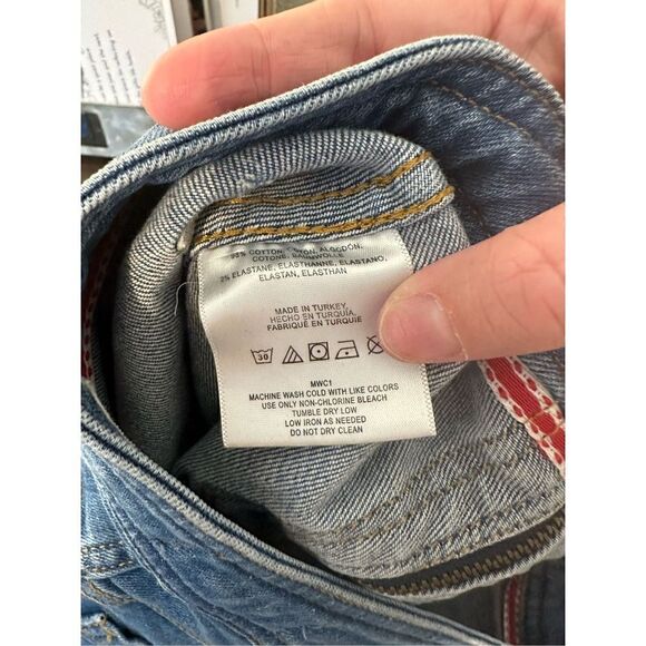 Anthropologie Pilcro and the Letterpress Denim Skirt with Zip Detail - Size 4 - Picture 8 of 9